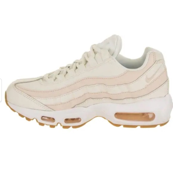 Nike Air Max 95 Sail Guava Ice Gum Light Brown Sole Womens EUC 8.5 - Picture 3 of 9